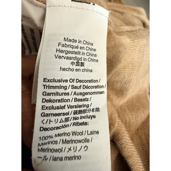 J.CREW Women Sweater M Crochet Collar TIPPI Wool Cottagecore Romantic Prairie - Picture 8 of 12